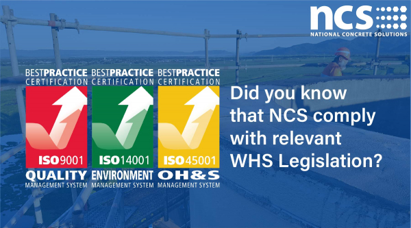 Did you know NCS comply with relevant WHS Legislation?