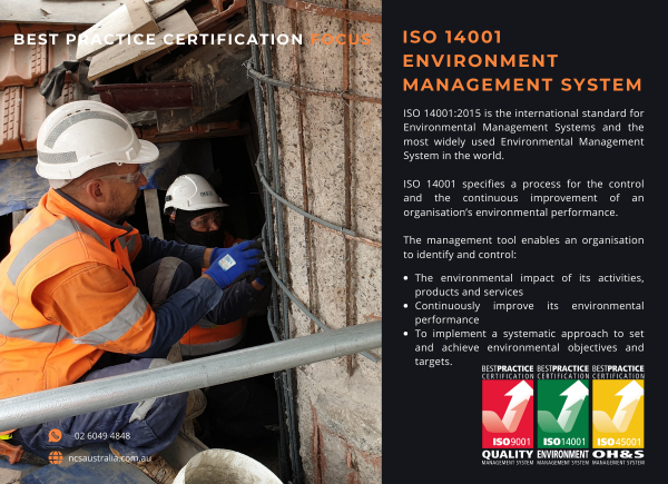 Best Practice Certification Focus - ISO 14001 Environment Management System